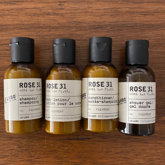 Le Labo Bath & Body Le Labo Rose 3 Sample Gift Set Shampoo